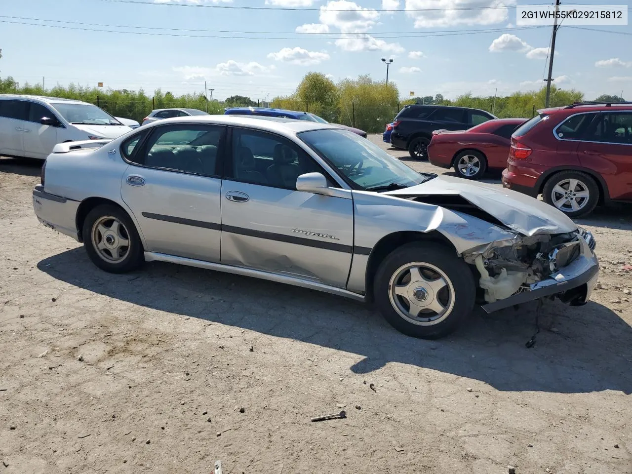 2002 Chevrolet Impala Ls VIN: 2G1WH55K029215812 Lot: 69550364