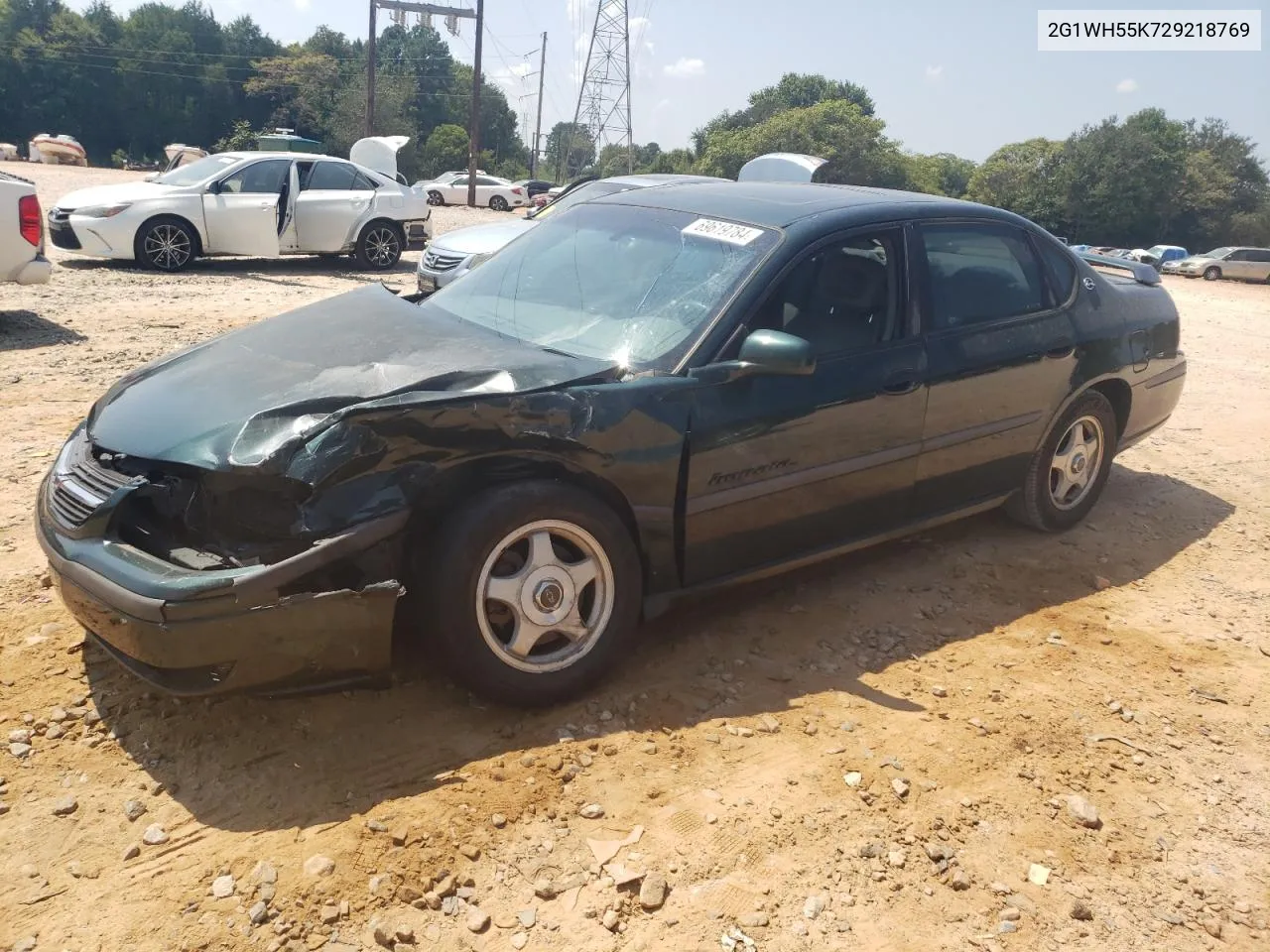 2002 Chevrolet Impala Ls VIN: 2G1WH55K729218769 Lot: 69619784