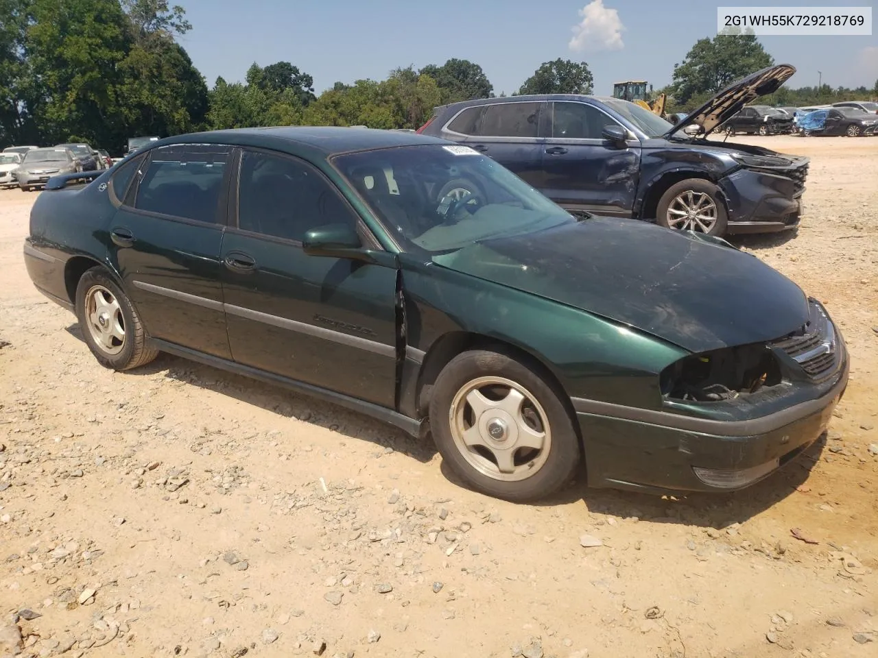 2G1WH55K729218769 2002 Chevrolet Impala Ls