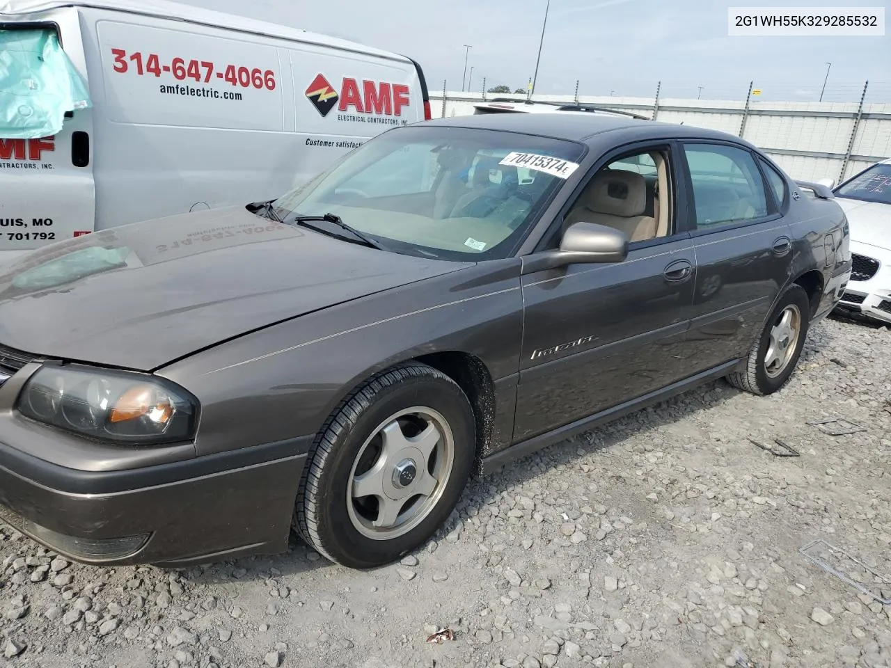 2002 Chevrolet Impala Ls VIN: 2G1WH55K329285532 Lot: 70415374