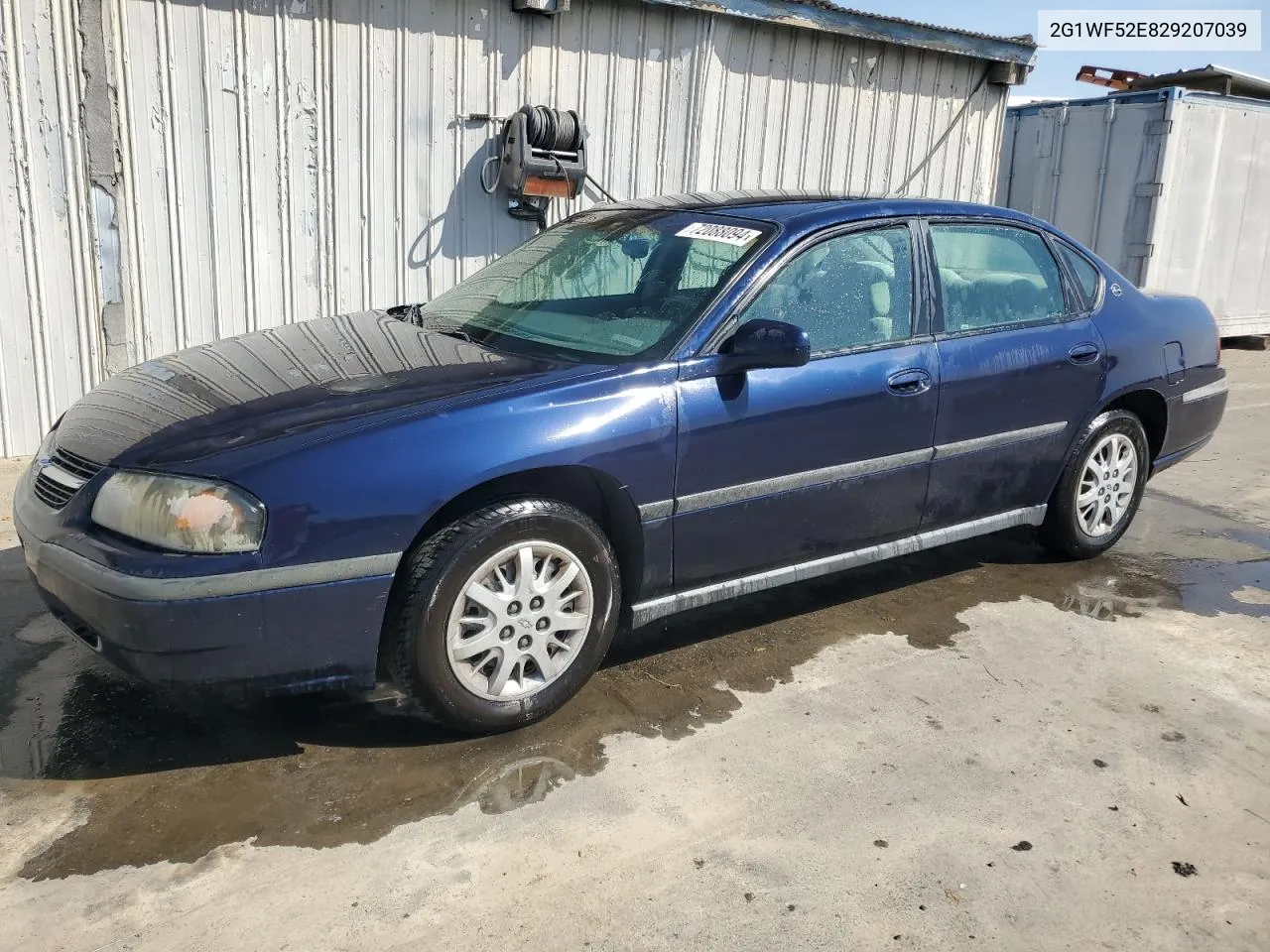 2002 Chevrolet Impala VIN: 2G1WF52E829207039 Lot: 72088094