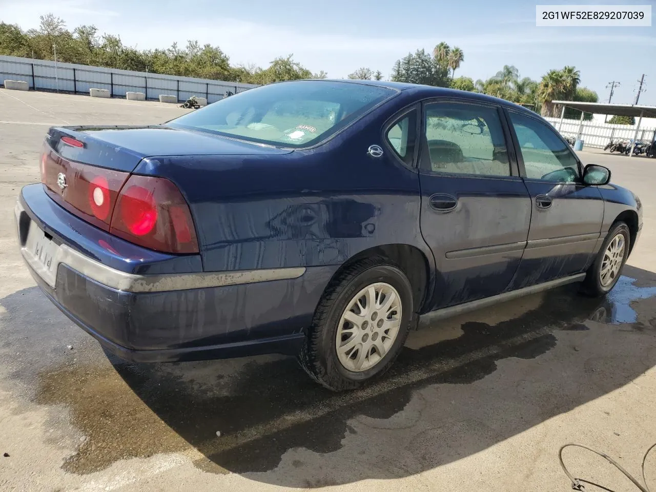 2002 Chevrolet Impala VIN: 2G1WF52E829207039 Lot: 72088094