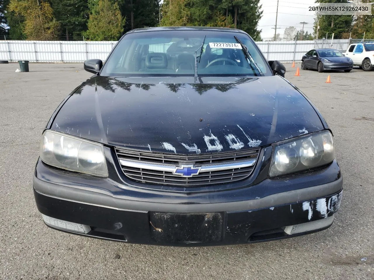 2002 Chevrolet Impala Ls VIN: 2G1WH55K129262430 Lot: 72273974