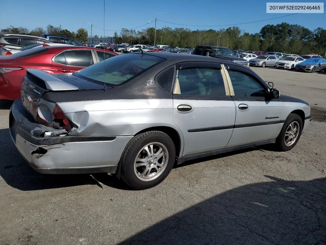 2002 Chevrolet Impala VIN: 2G1WF52E029246465 Lot: 74361484