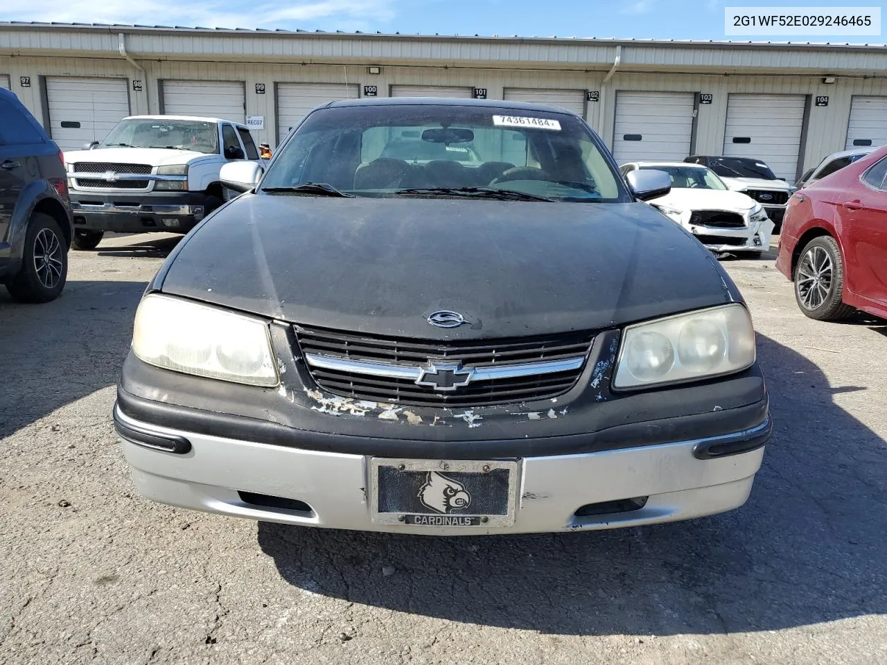 2002 Chevrolet Impala VIN: 2G1WF52E029246465 Lot: 74361484