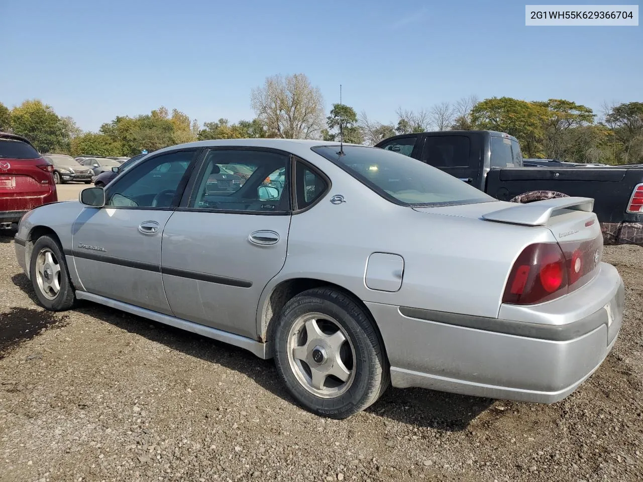 2002 Chevrolet Impala Ls VIN: 2G1WH55K629366704 Lot: 75289434