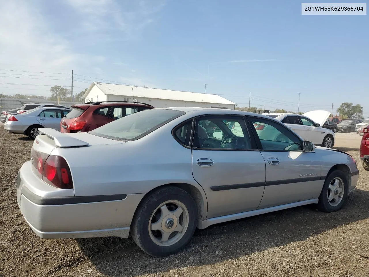 2002 Chevrolet Impala Ls VIN: 2G1WH55K629366704 Lot: 75289434