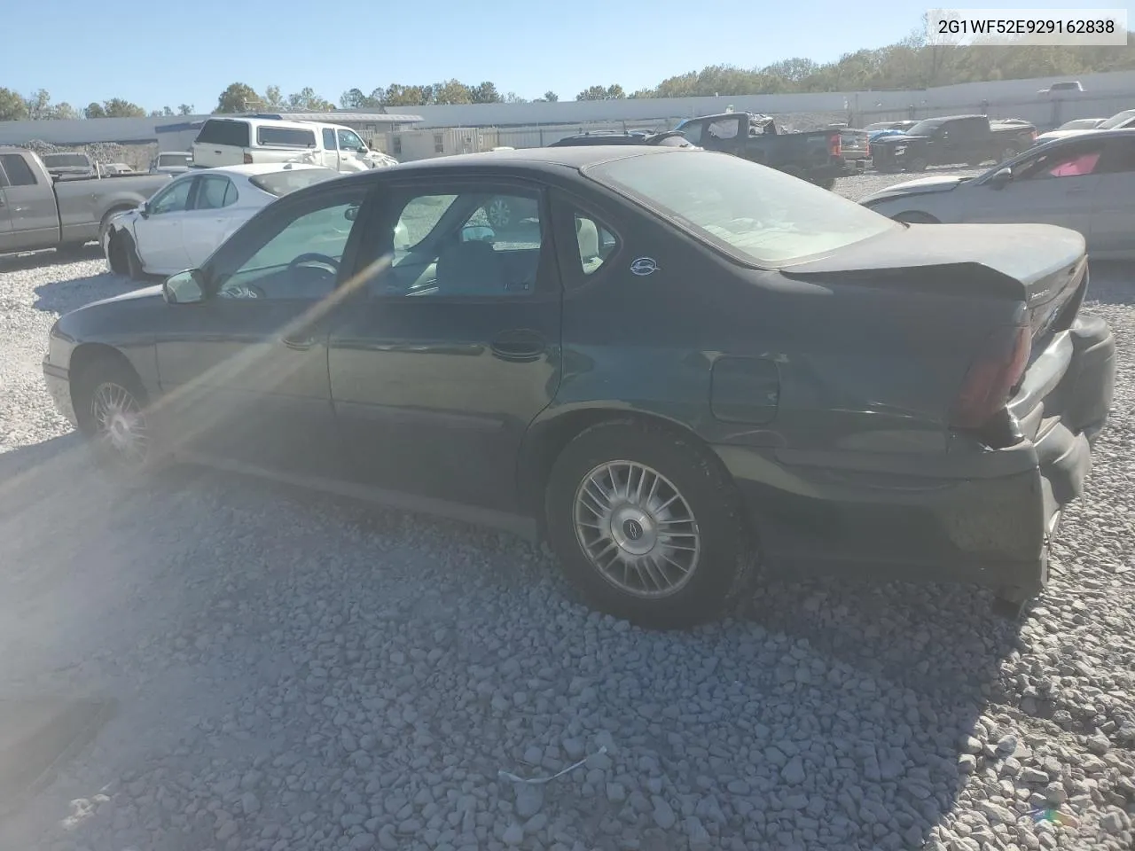 2002 Chevrolet Impala VIN: 2G1WF52E929162838 Lot: 75947254