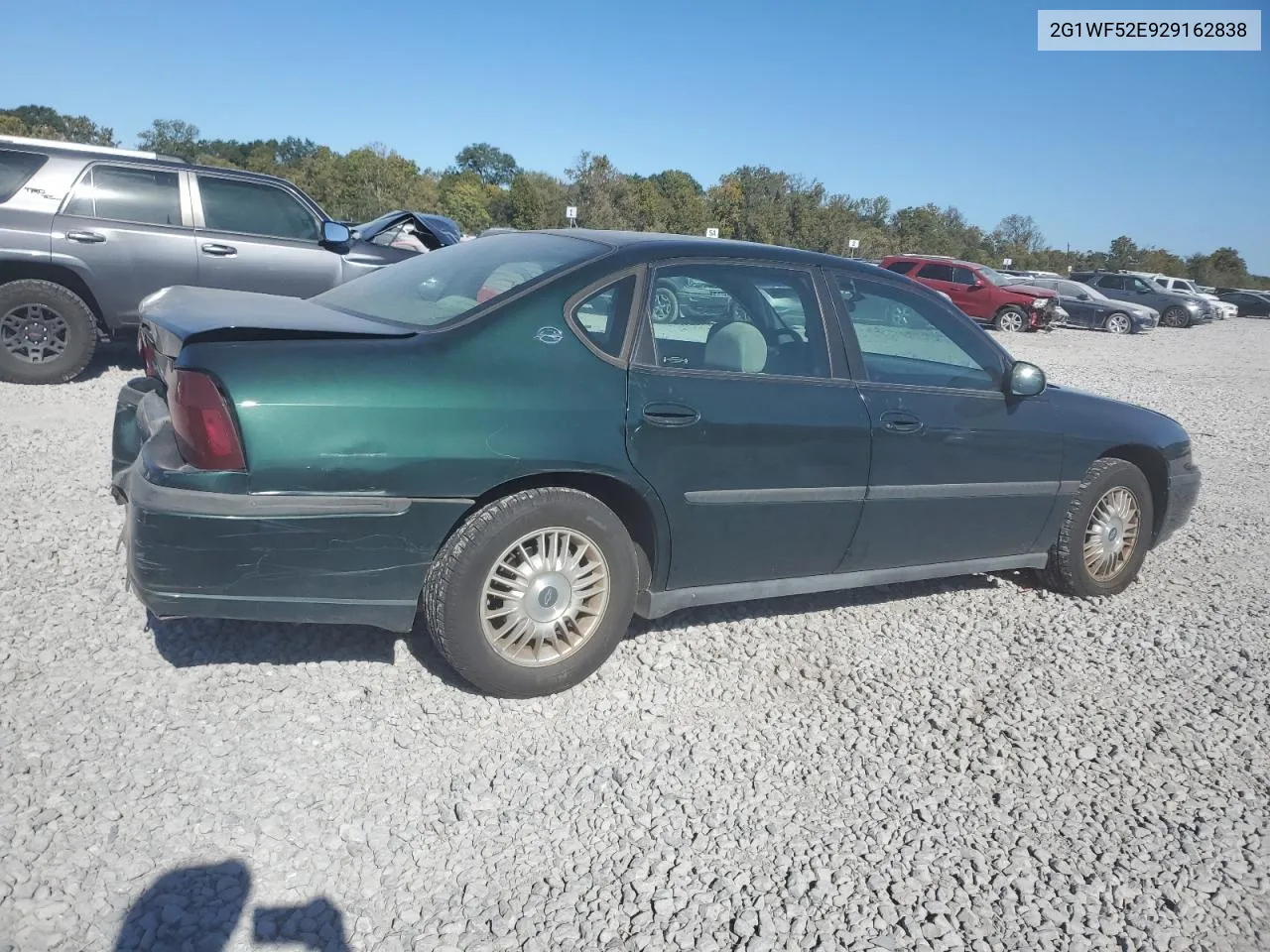 2002 Chevrolet Impala VIN: 2G1WF52E929162838 Lot: 75947254