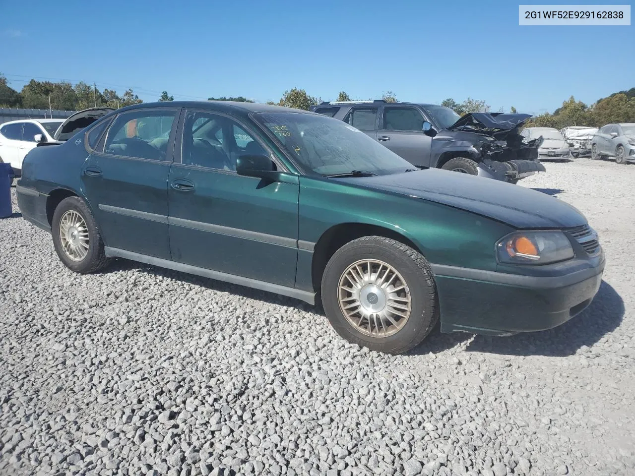 2002 Chevrolet Impala VIN: 2G1WF52E929162838 Lot: 75947254