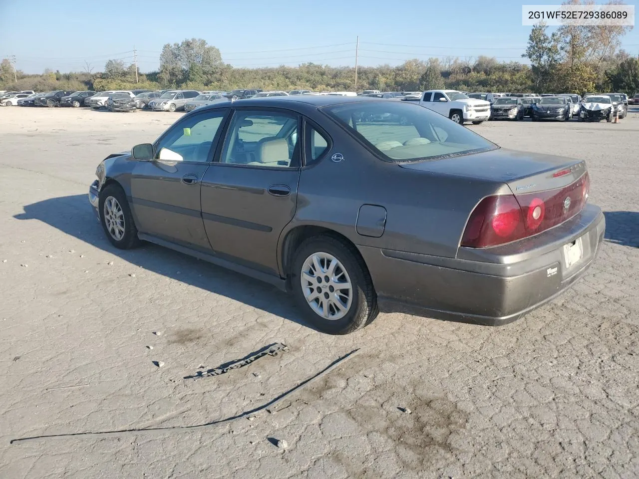 2002 Chevrolet Impala VIN: 2G1WF52E729386089 Lot: 77749704