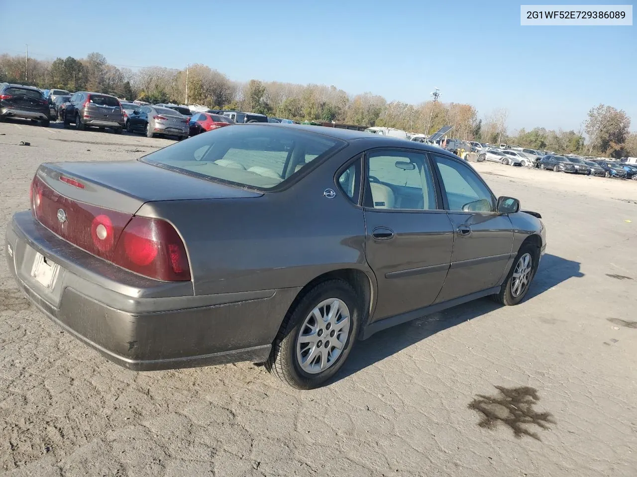 2002 Chevrolet Impala VIN: 2G1WF52E729386089 Lot: 77749704