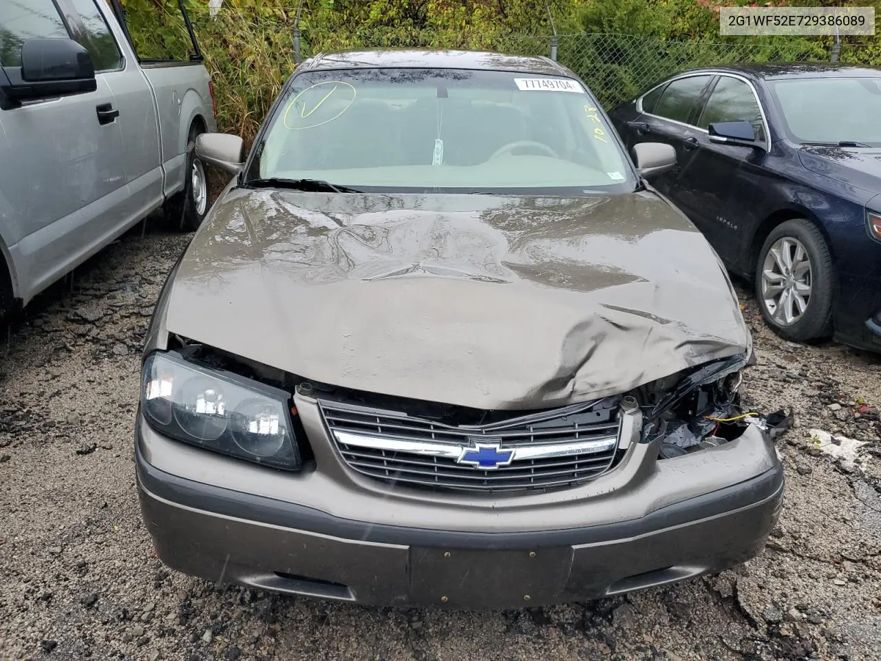 2002 Chevrolet Impala VIN: 2G1WF52E729386089 Lot: 77749704