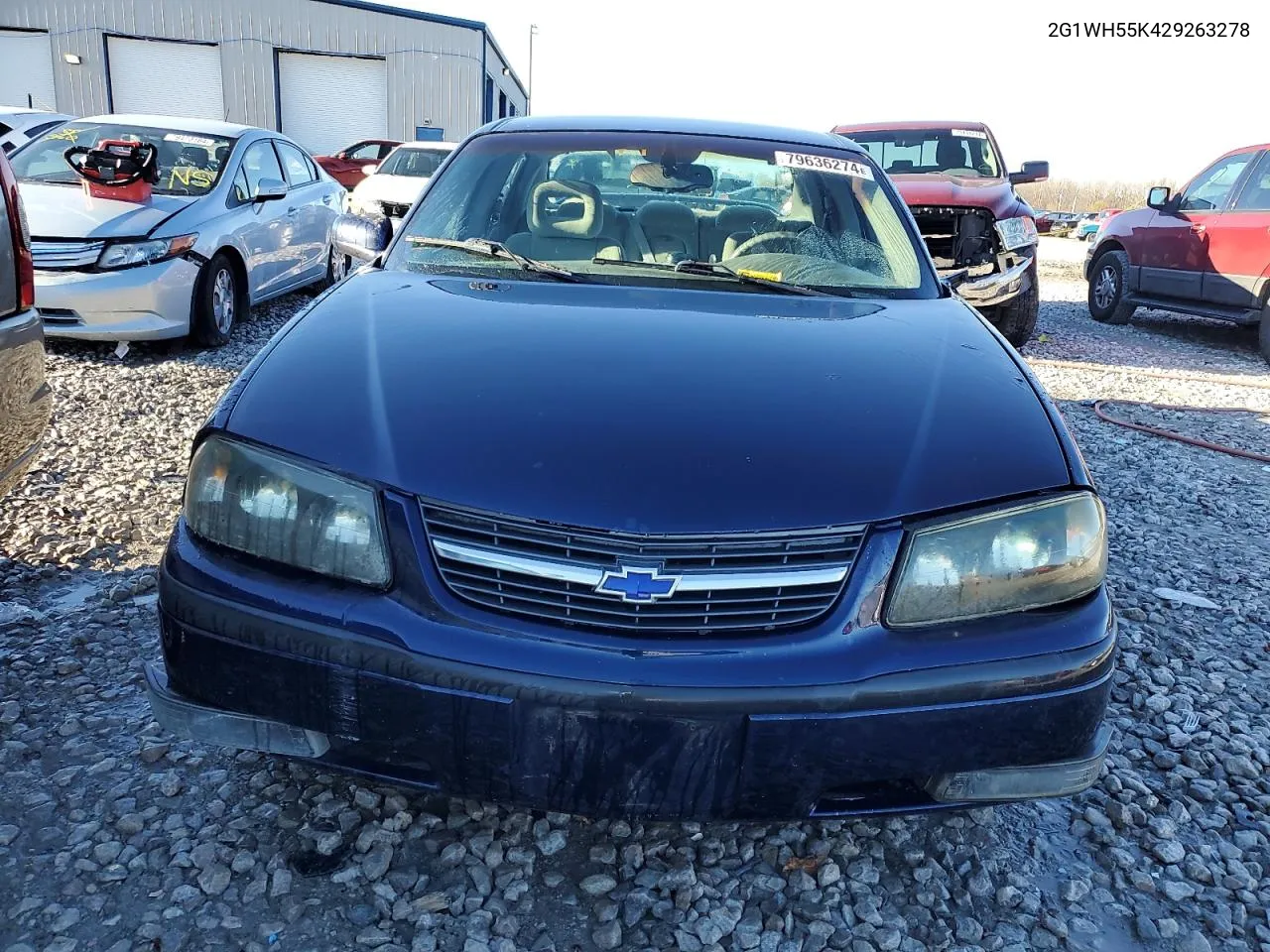 2002 Chevrolet Impala Ls VIN: 2G1WH55K429263278 Lot: 79636274