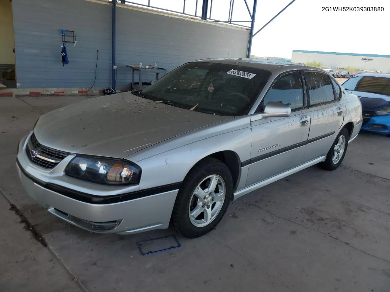 2003 Chevrolet Impala Ls VIN: 2G1WH52K039303880 Lot: 63962824