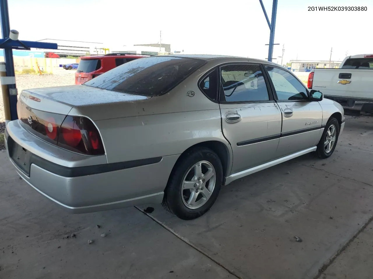 2003 Chevrolet Impala Ls VIN: 2G1WH52K039303880 Lot: 63962824