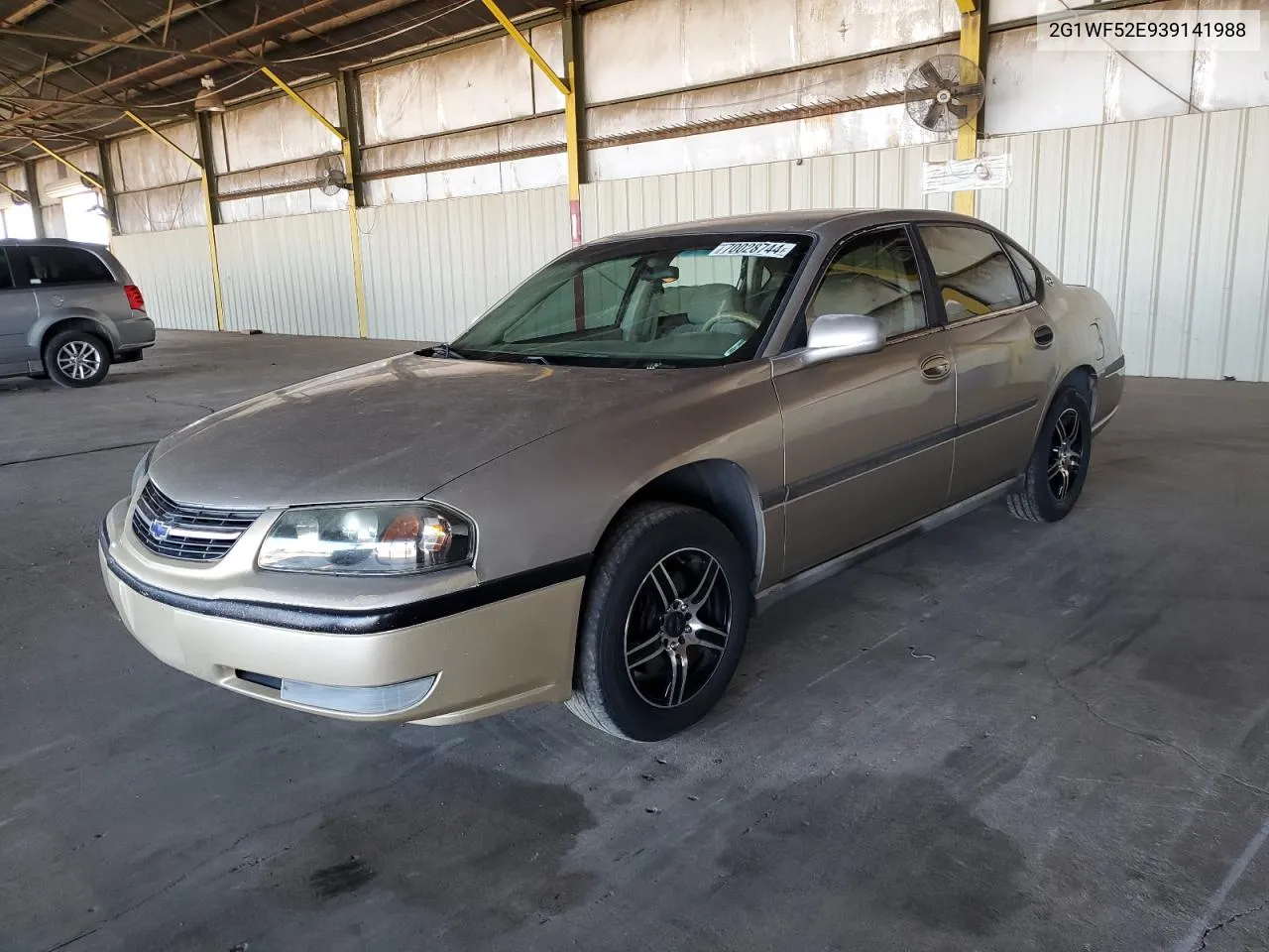 2003 Chevrolet Impala VIN: 2G1WF52E939141988 Lot: 70028744