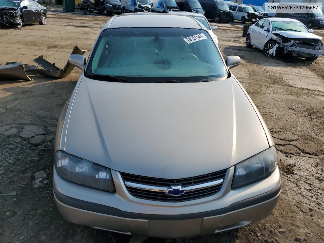 2003 Chevrolet Impala VIN: 2G1WF52E739296667 Lot: 70051444