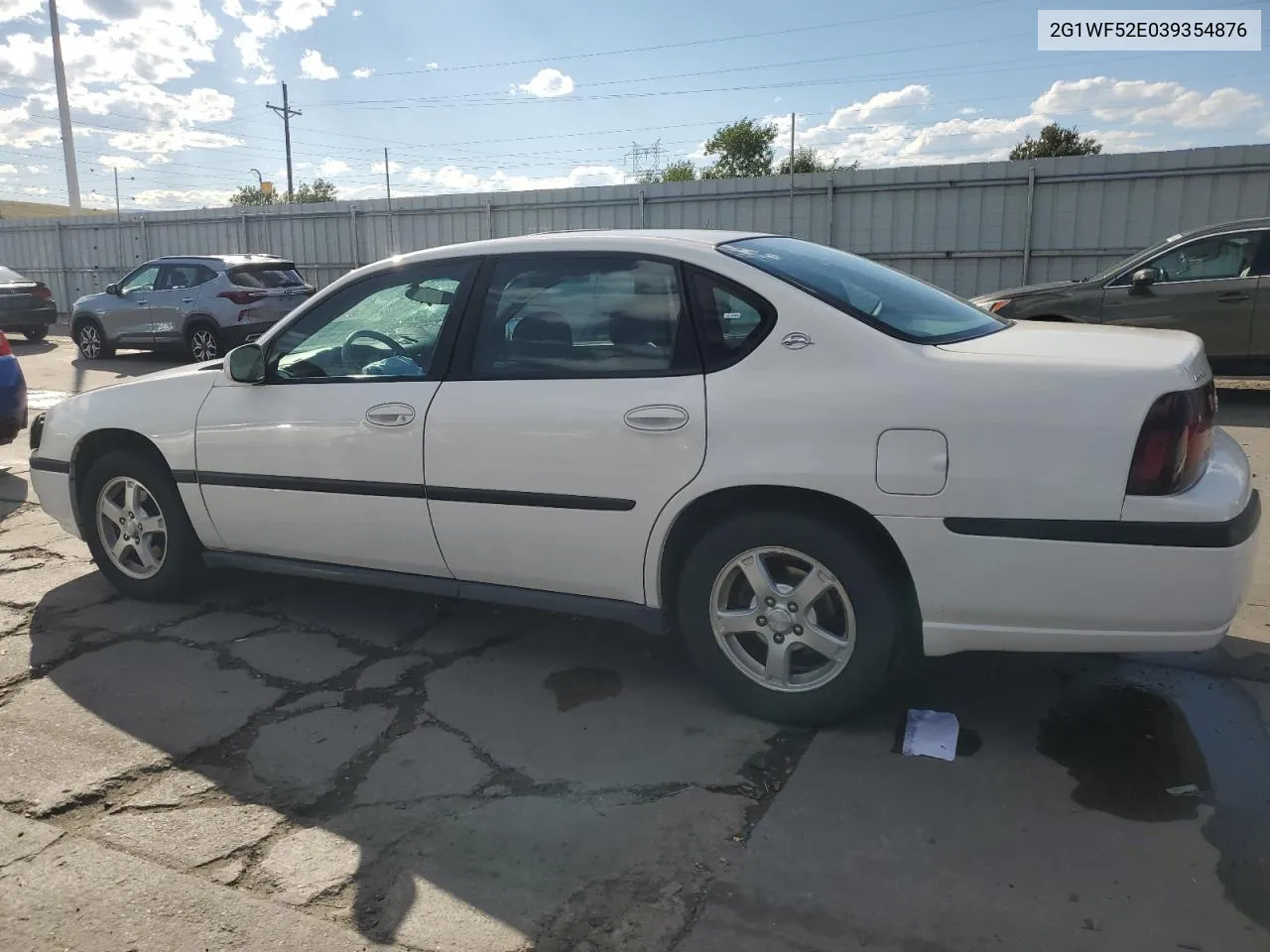 2003 Chevrolet Impala VIN: 2G1WF52E039354876 Lot: 70067964