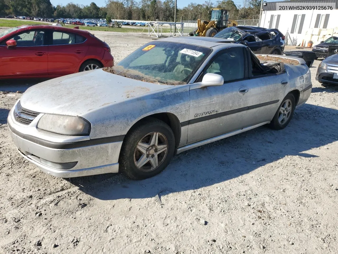 2003 Chevrolet Impala Ls VIN: 2G1WH52K939125676 Lot: 75771894