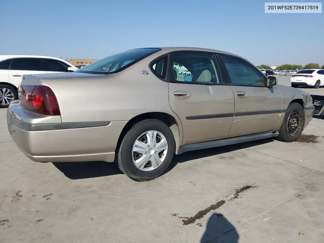 2003 Chevrolet Impala VIN: 2G1WF52E739417519 Lot: 76068704