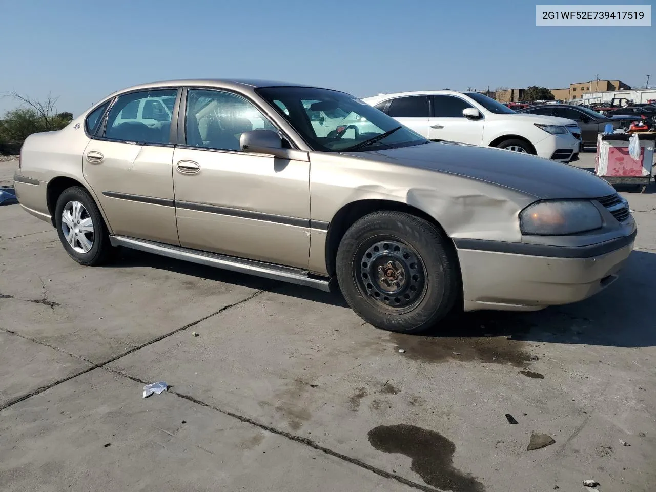 2003 Chevrolet Impala VIN: 2G1WF52E739417519 Lot: 76068704