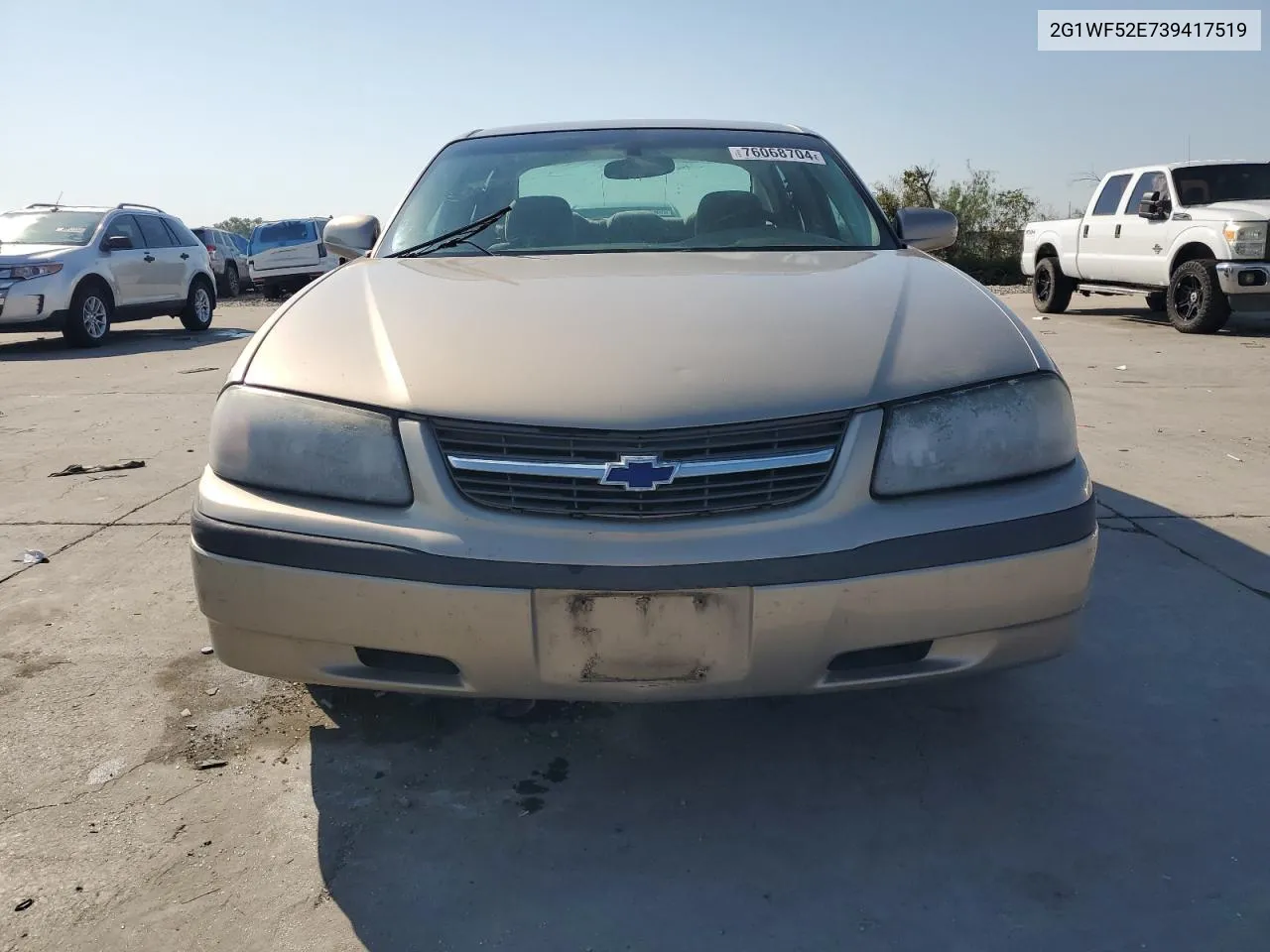 2003 Chevrolet Impala VIN: 2G1WF52E739417519 Lot: 76068704