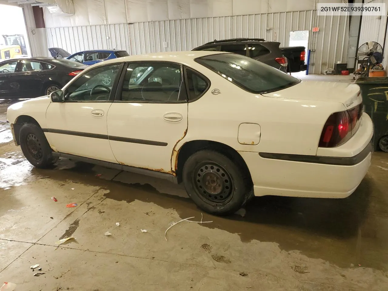 2003 Chevrolet Impala VIN: 2G1WF52E939390761 Lot: 77182244