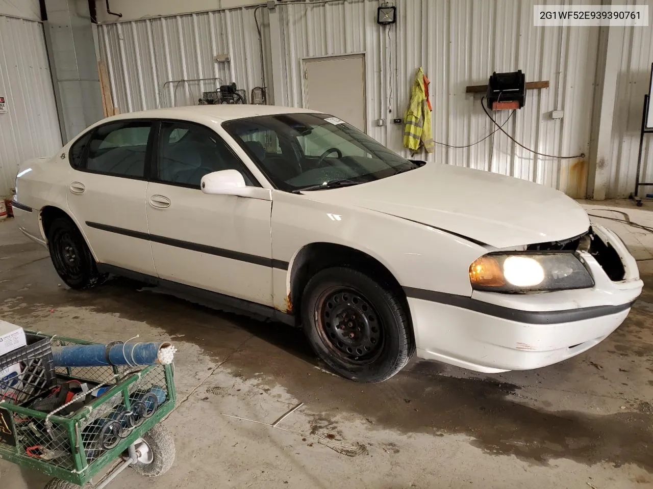 2003 Chevrolet Impala VIN: 2G1WF52E939390761 Lot: 77182244