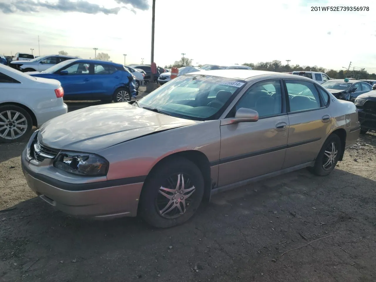 2003 Chevrolet Impala VIN: 2G1WF52E739356978 Lot: 77299814