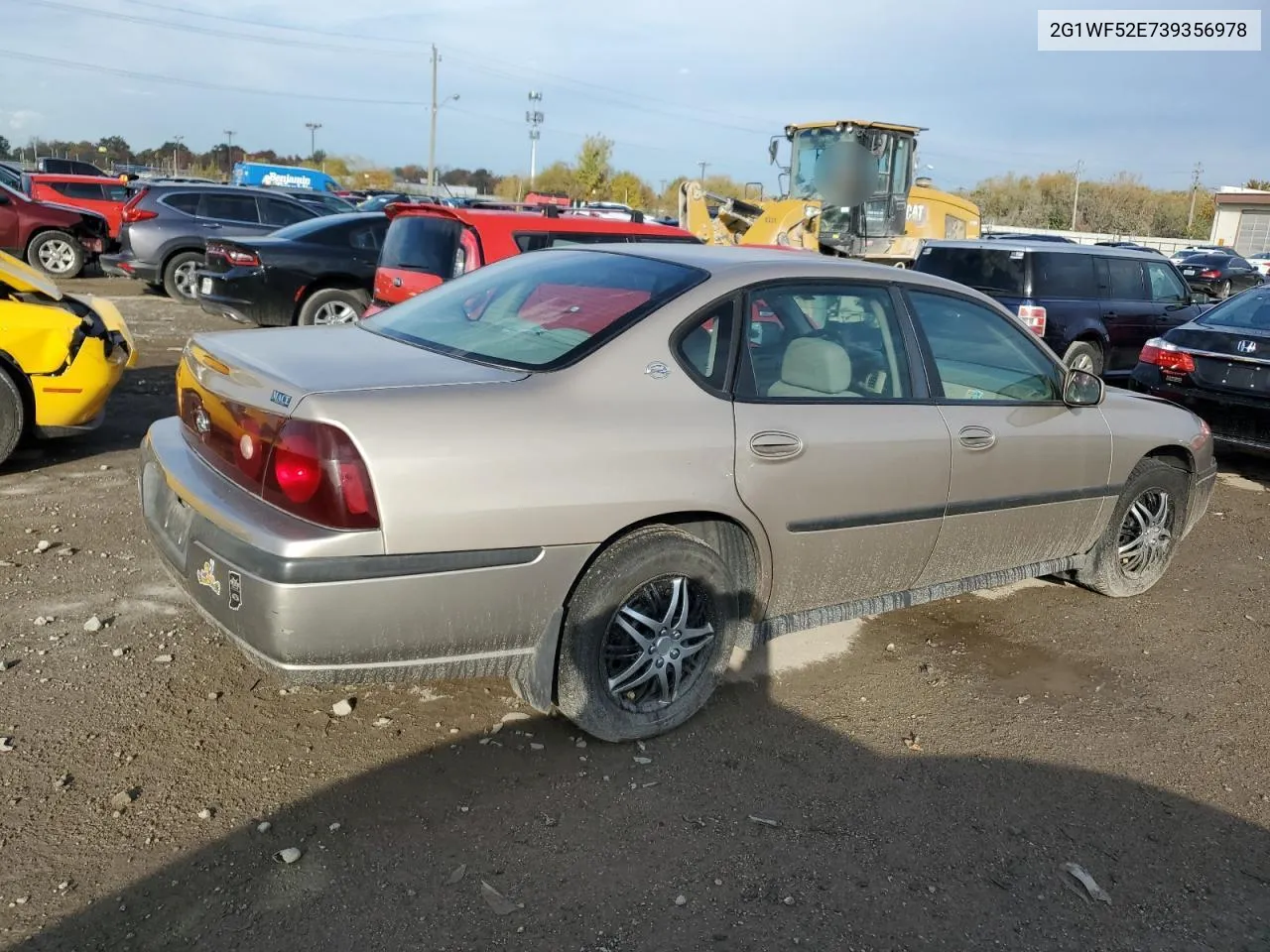 2003 Chevrolet Impala VIN: 2G1WF52E739356978 Lot: 77299814