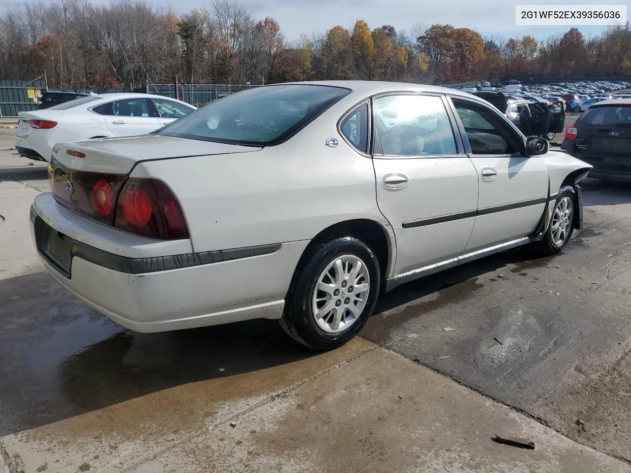 2003 Chevrolet Impala VIN: 2G1WF52EX39356036 Lot: 78000144