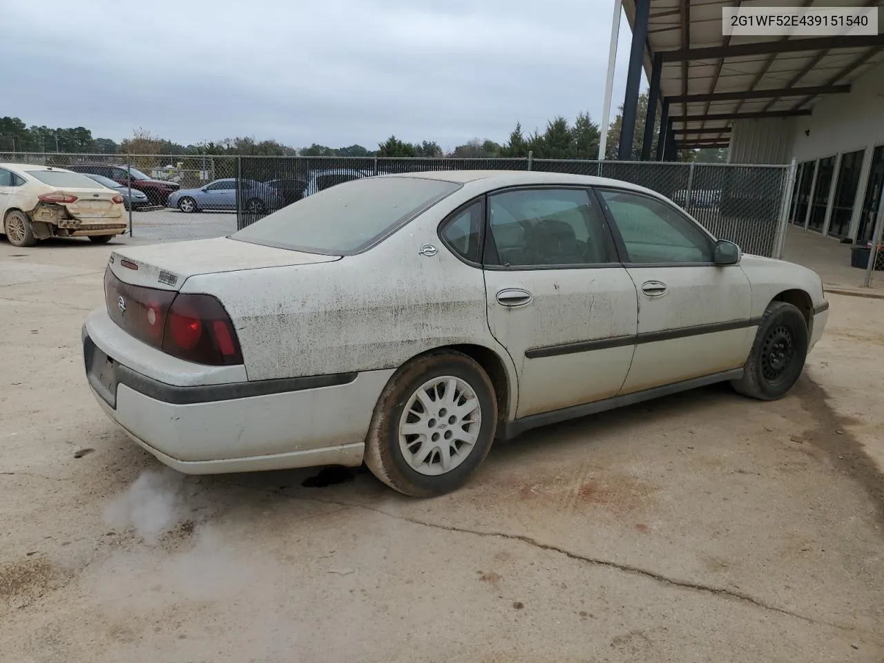 2003 Chevrolet Impala VIN: 2G1WF52E439151540 Lot: 78453694