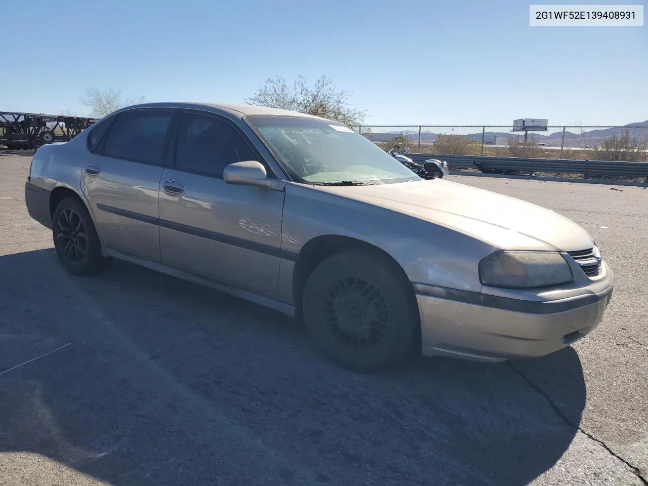 2003 Chevrolet Impala VIN: 2G1WF52E139408931 Lot: 80133744