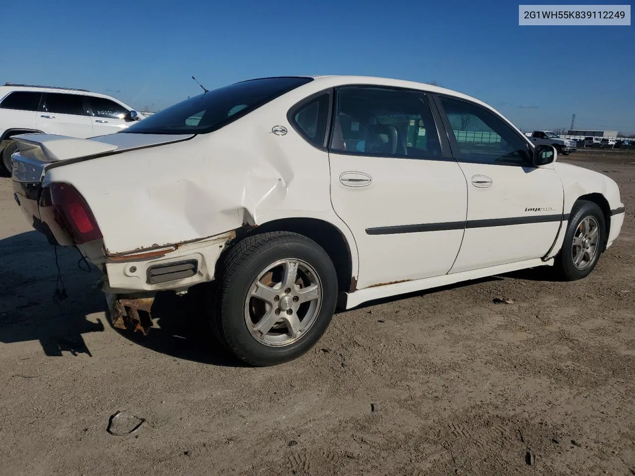 2003 Chevrolet Impala Ls VIN: 2G1WH55K839112249 Lot: 80251324