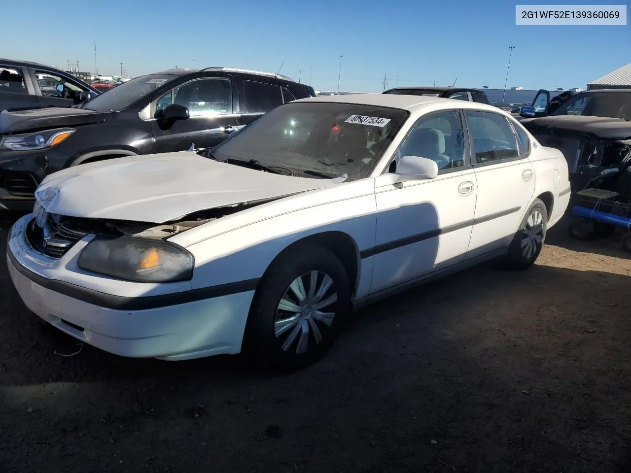 2003 Chevrolet Impala VIN: 2G1WF52E139360069 Lot: 80937534