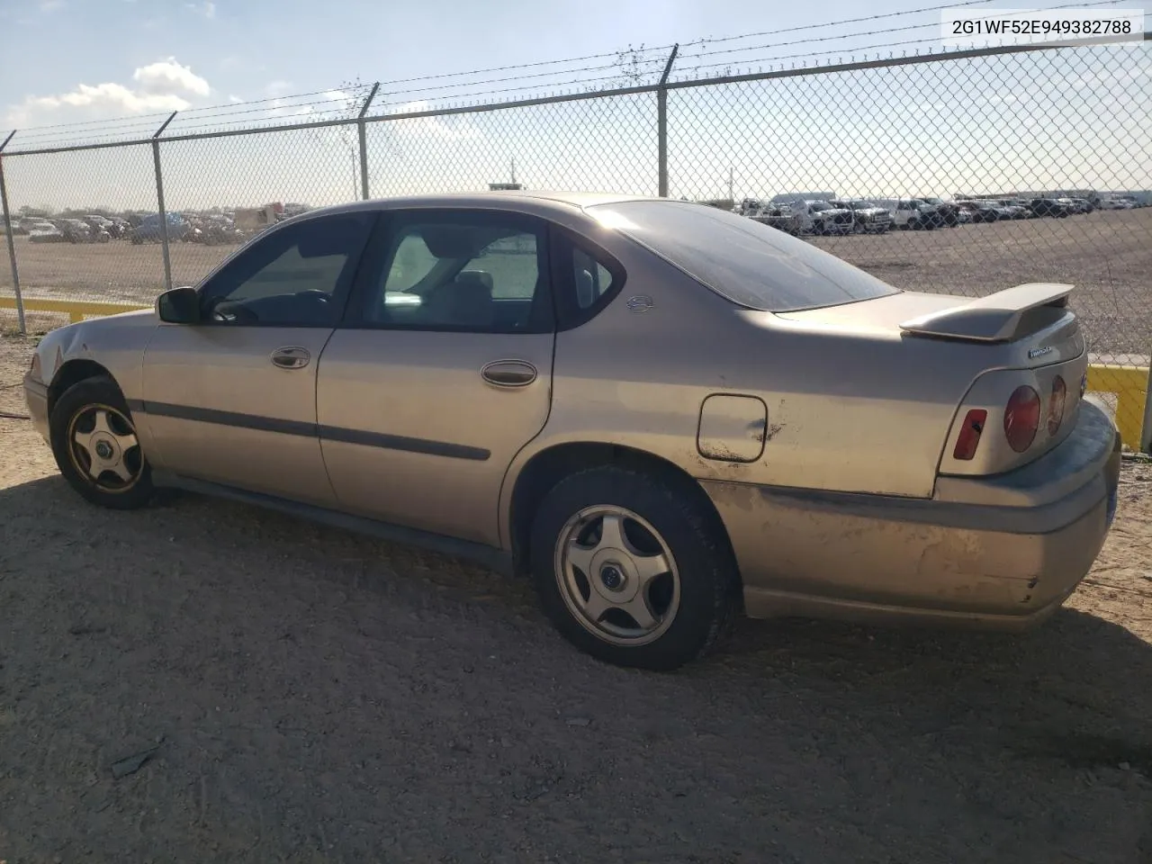 2004 Chevrolet Impala VIN: 2G1WF52E949382788 Lot: 43664574