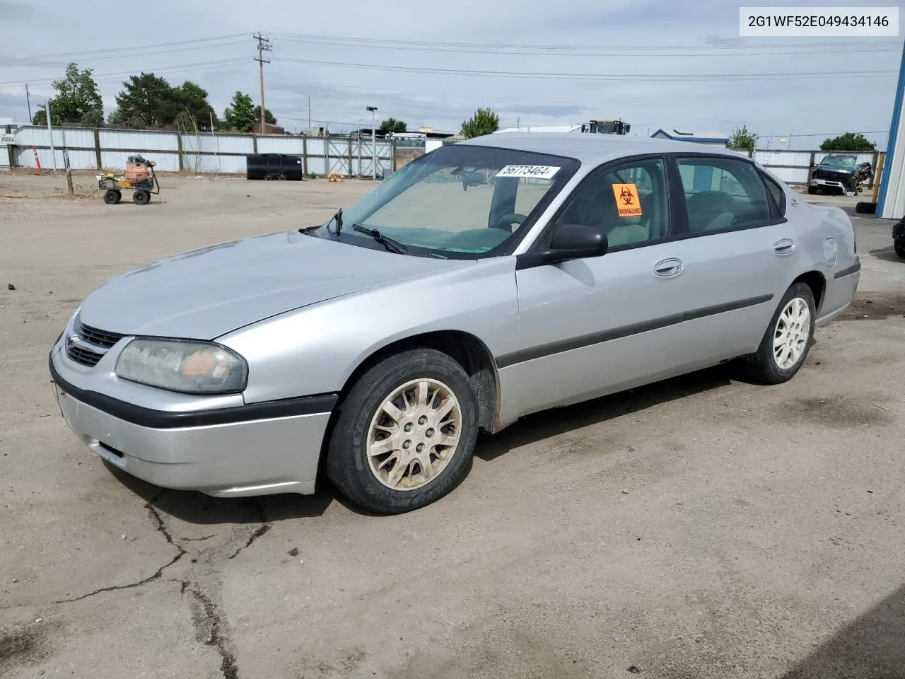 2G1WF52E049434146 2004 Chevrolet Impala