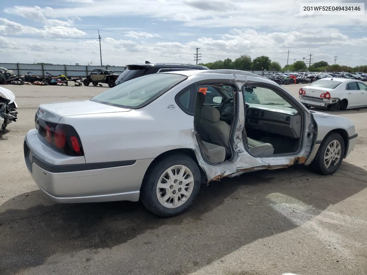 2G1WF52E049434146 2004 Chevrolet Impala