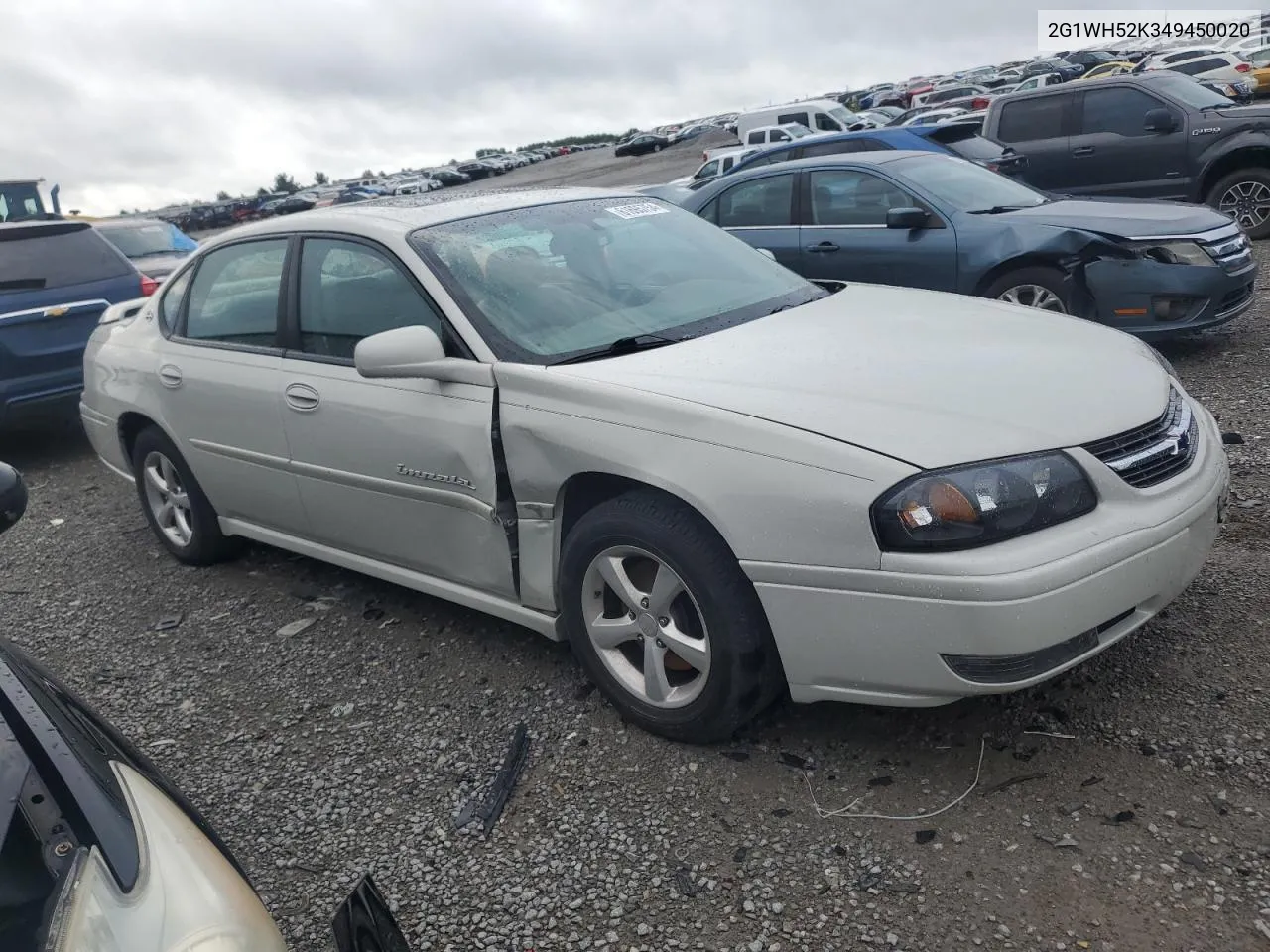 2004 Chevrolet Impala Ls VIN: 2G1WH52K349450020 Lot: 61695754