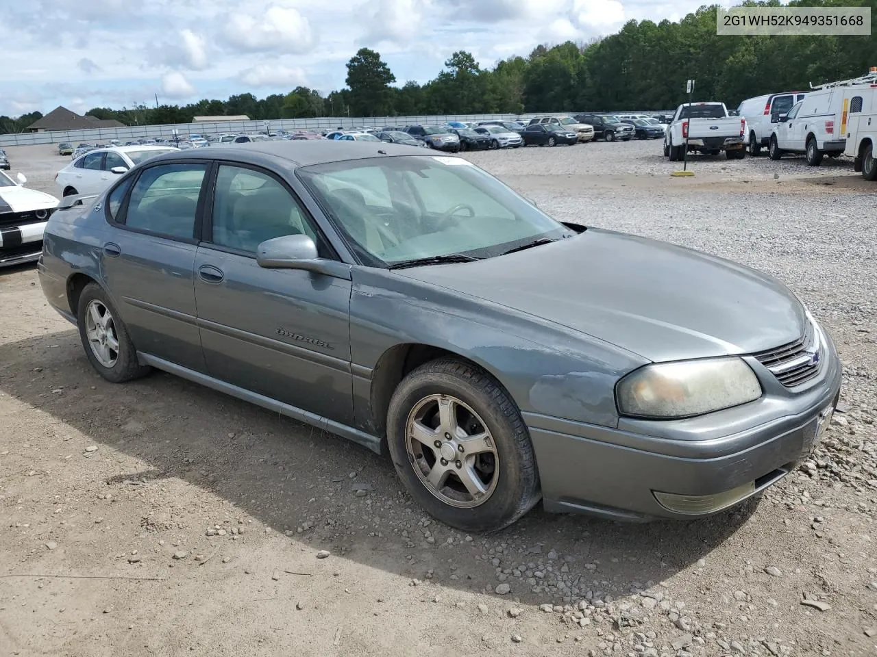 2004 Chevrolet Impala Ls VIN: 2G1WH52K949351668 Lot: 68447694