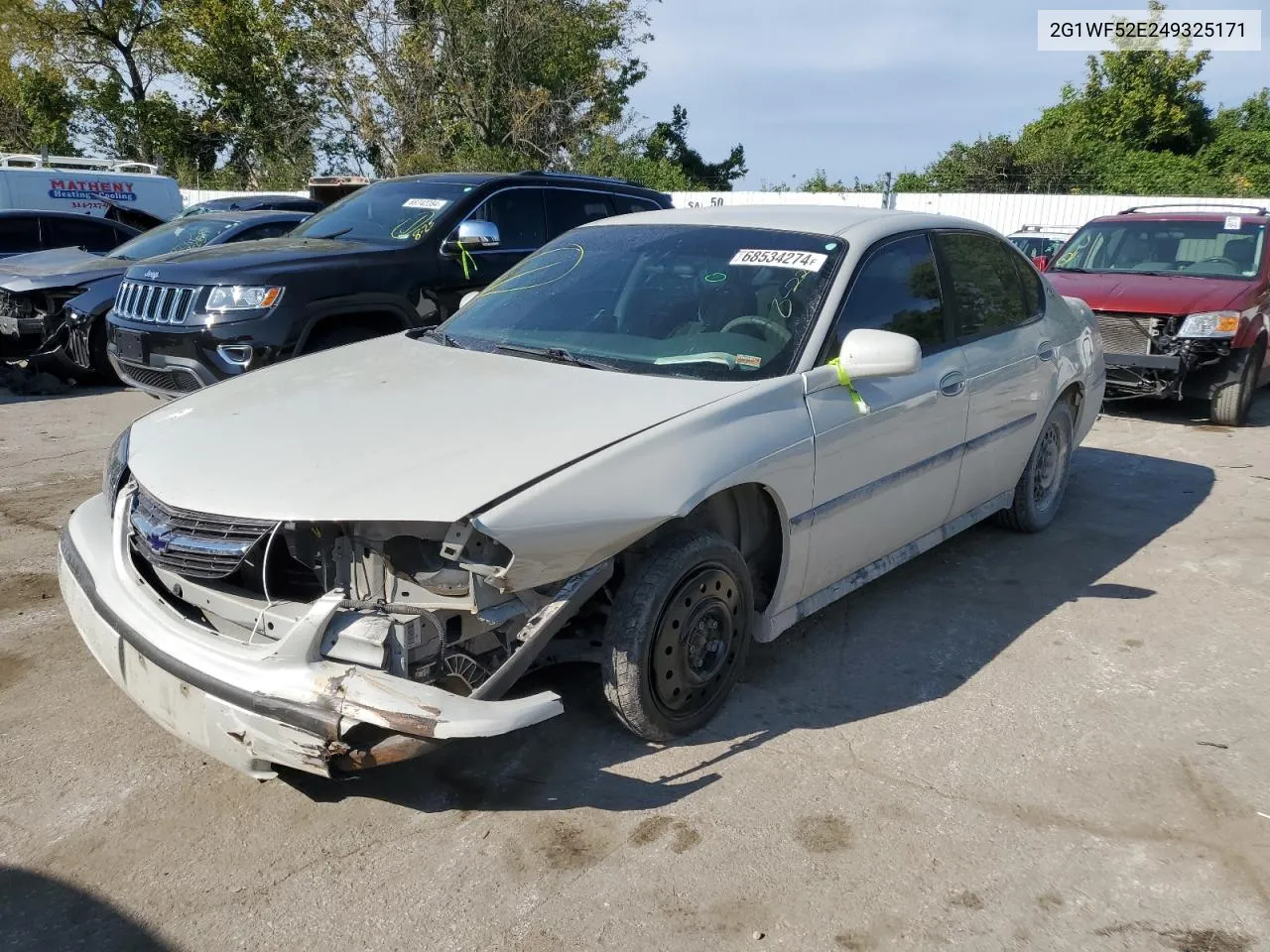 2G1WF52E249325171 2004 Chevrolet Impala