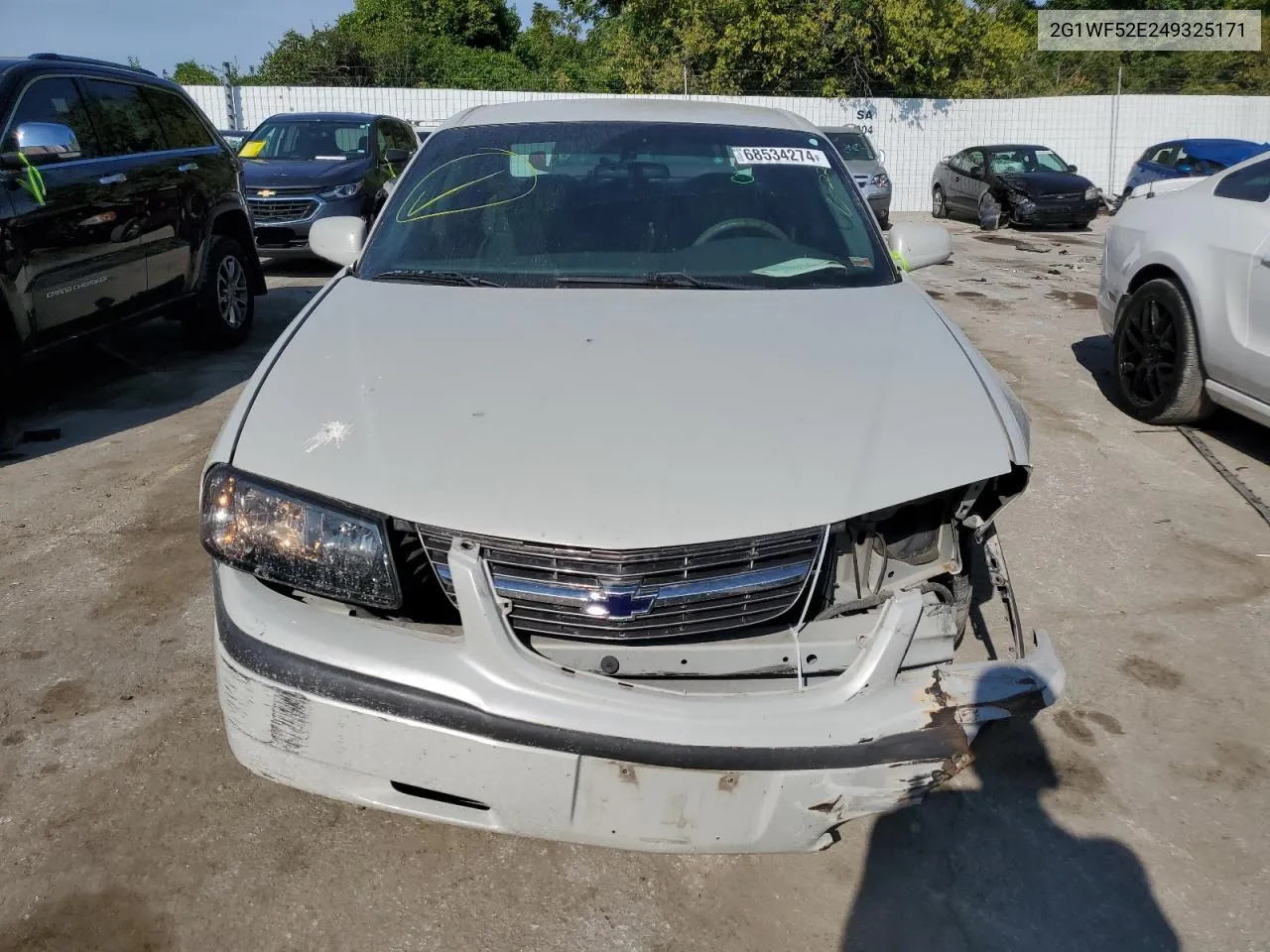 2004 Chevrolet Impala VIN: 2G1WF52E249325171 Lot: 68534274