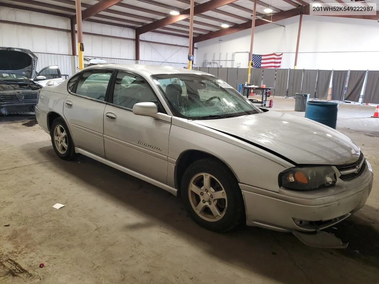 2G1WH52K549222987 2004 Chevrolet Impala Ls