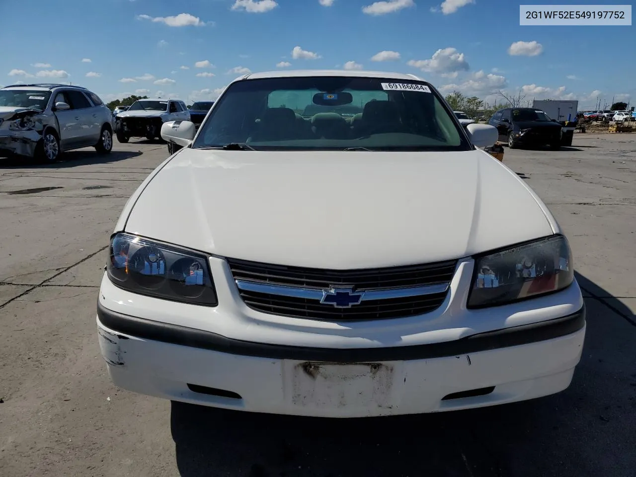 2004 Chevrolet Impala VIN: 2G1WF52E549197752 Lot: 69186684