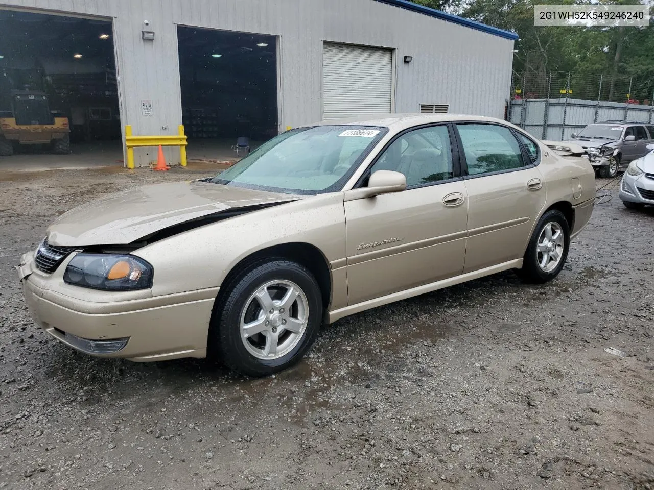 2004 Chevrolet Impala Ls VIN: 2G1WH52K549246240 Lot: 71106674