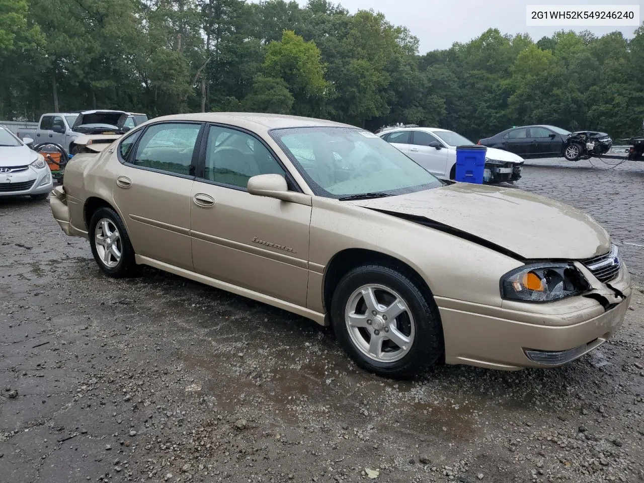 2004 Chevrolet Impala Ls VIN: 2G1WH52K549246240 Lot: 71106674