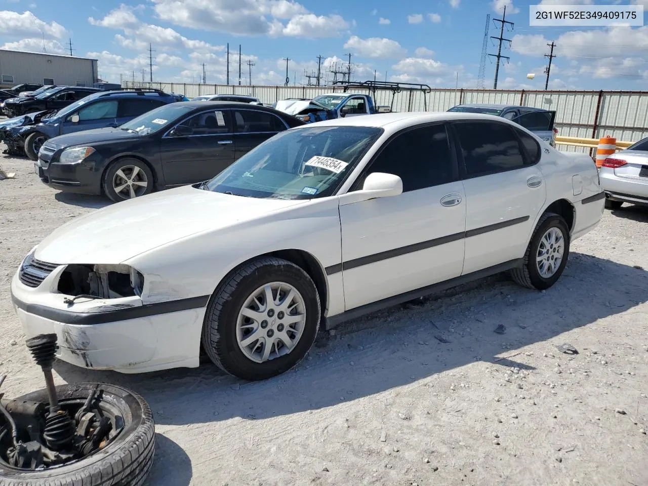 2004 Chevrolet Impala VIN: 2G1WF52E349409175 Lot: 71446354