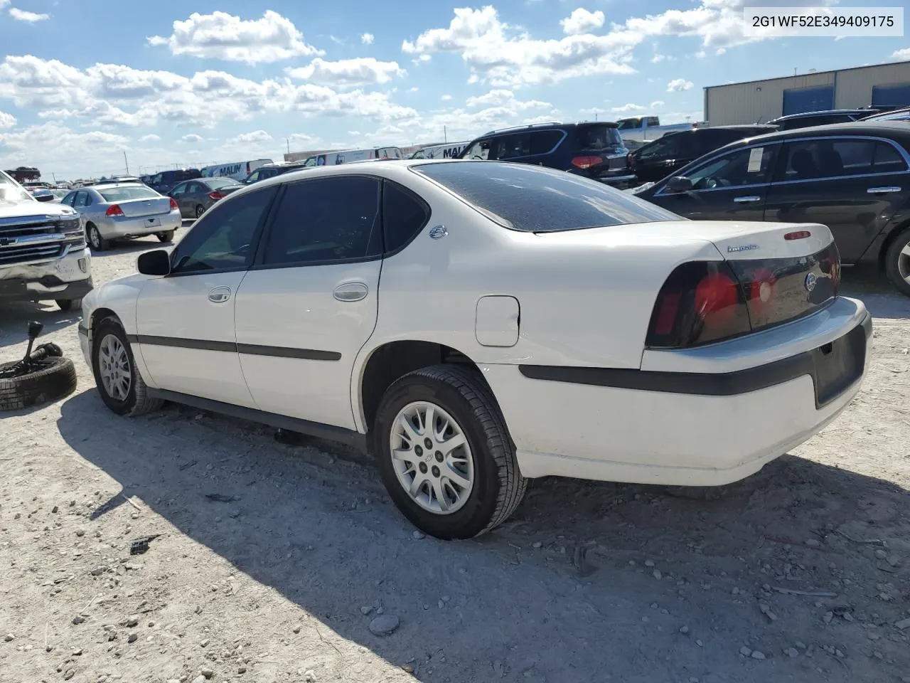 2004 Chevrolet Impala VIN: 2G1WF52E349409175 Lot: 71446354