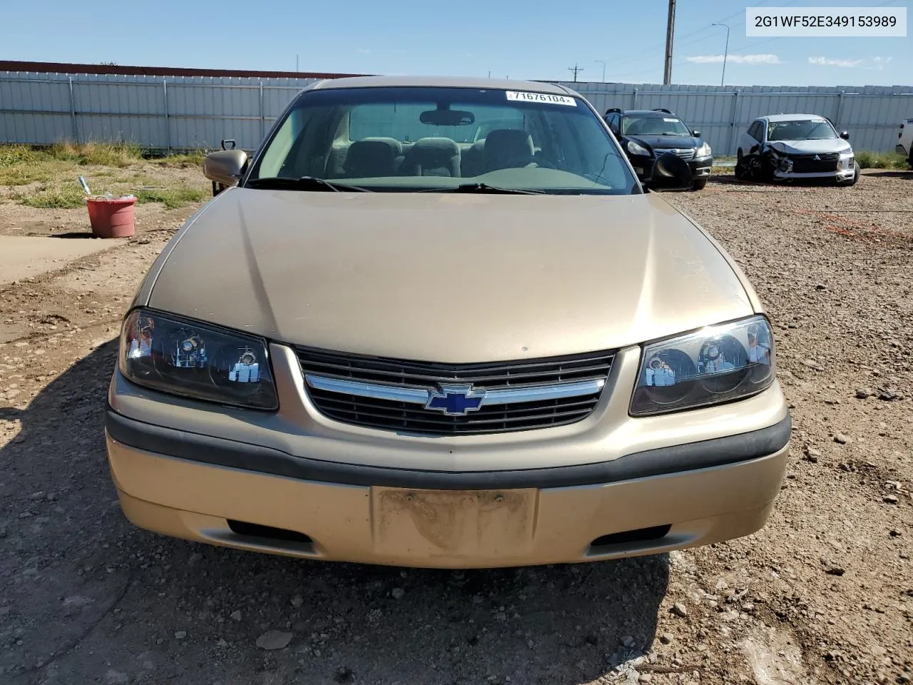 2G1WF52E349153989 2004 Chevrolet Impala